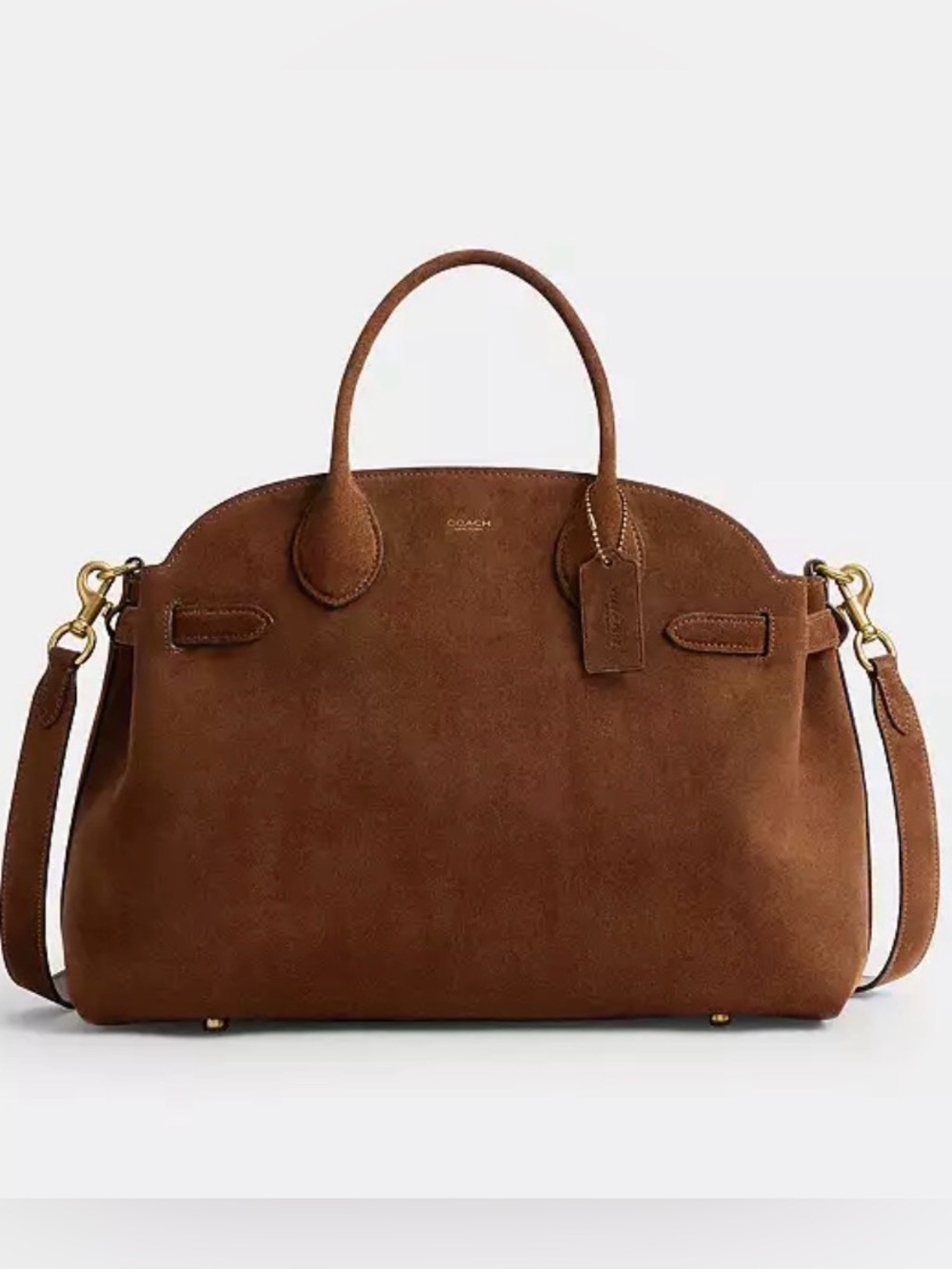 🤎New Coach Soft Empire Carryall Bag 40 in Warm Brown (Sold Out)